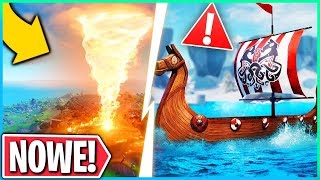 OGROMNA POWÓDŹ NADCIĄGA! OGNISTE TORNADO! MAPA ZOSTANIE ZNISZCZONA? (Fortnite Battle Royale)