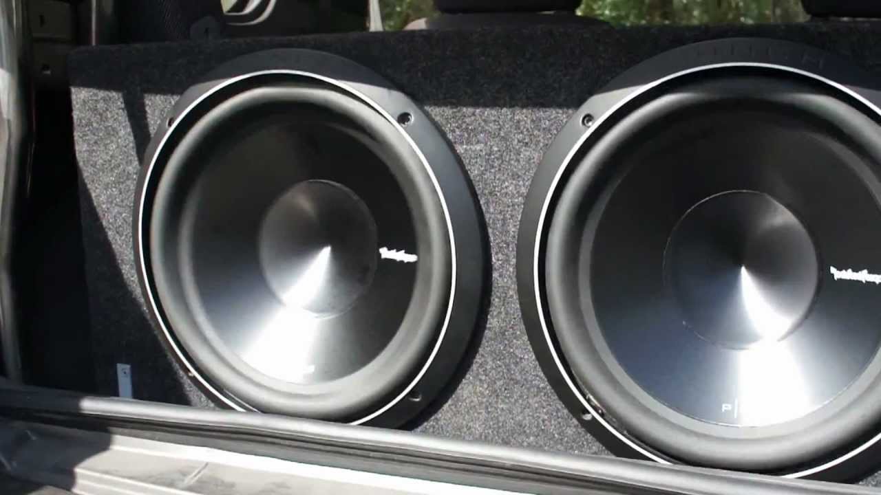 Rockford Fosgate 12 inch subwoofers - YouTube