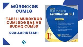 Di̇m Toplu - 2023 Tabeli Mürəkkəb Cümlədə Baş Və Budaq Cümlə.