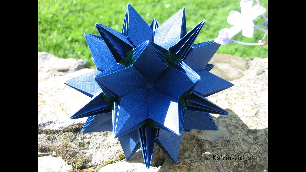 kusudama crocus Origami   YouTube âŠ±â•® âŠ±â•®Crocus origami Kusudama