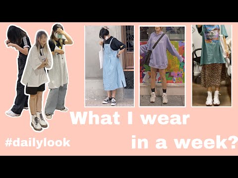 VLOG1: MỘT TUẦN TỚ MẶC GÌ??? Gợi ý mặc đồ khi đi học, đi chơi