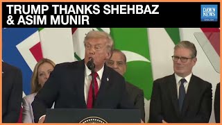 Trump Thanks Stans Shehbaz Sharif, Asim Munir For Role In Gaza Peace Agreement