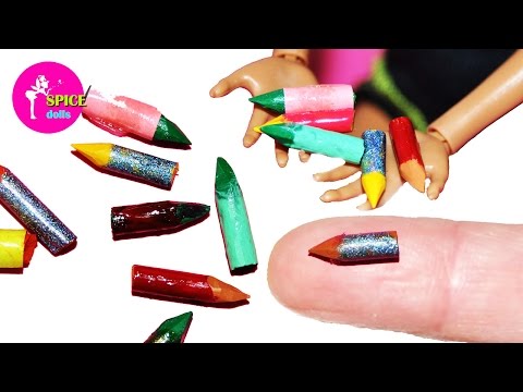 Как сделать для кукол монстер хай карандаши Как сделать для кукол монстер хай карандаши