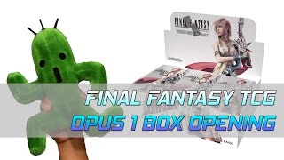 Final Fantasy Tcg Opus 1 Epic Box Opening With Cactuar