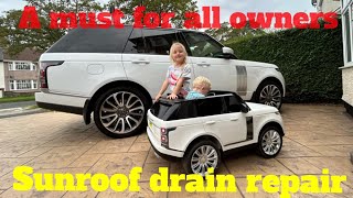 Fuite Du Toit Ouvrant Du Range Rover L405  À Voir Absolument
