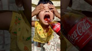 Coca-Cola Drinking Cute Baby