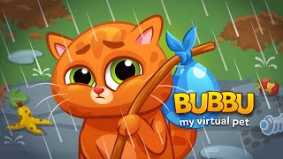 Christmas Bubbu My Virtual Pet Cat , Happy Holidays
