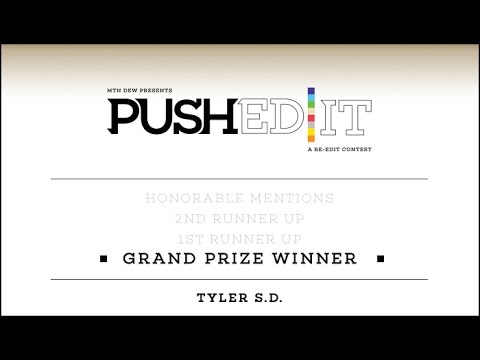 PUSHedit | Grand Prize Winner - Tyler S.D.