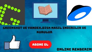 Greenshot Ve Yandex.di̇sk Nasil İndi̇ri̇li̇r Ve Kurulur ?