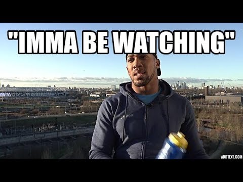 ANTHONY JOSHUA WARNS DEONTAY WILDER IMA BE WATCHING YOU AGAINST BREAZEALE