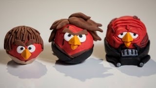 3 Anakin Birds Clay Model Evantubehd Behind The Scenes Angry Birds Star Wars