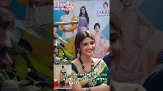 Sreeleela Looking Gorgeous In Green Saree