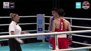 Samandar Olimov Uzb Vs. Beksultan Boranbek Kaz Asian U22 Championships 2025 55Kg