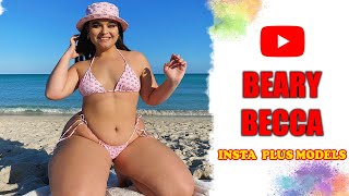 Gorgeous Beary Becca from America | Swimwear Fashion Model Lifestyle Recap | Cur