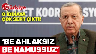 Cumhurbaşkanı Erdoğan Kızılay İddiasına Sert Tepki Gösterdi: Be Ahlaksız Be Namu