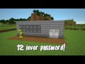 Lever Password Activated Door! - Minecraft Tutorial