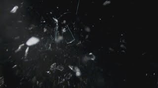 Action stock footage with a black screen (40) - broken glass
