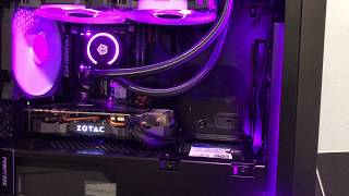 Phanteks Enthoo Evolv Itx Tempered Gl Time Lapse Build. Rgb Showcase