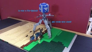 Lego Star Wars Huge Octuptarra Magna Tri-Droid Moc Prototype 2