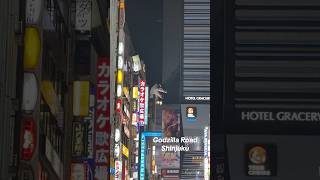 Godzilla Road In Shinjuku Tokyo Japan