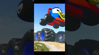 Giant Bot Lightning Mcqueen Eater Vs Spider Guido Eater - Coffin Dance Cover