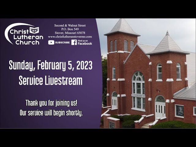 Sunday, February 5, 2023 Service Livestream