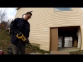 Building Custom Cheap Garage Doors - 119 - My DIY Garage Build HD Time Lapse