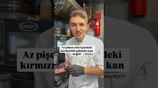 Az Pişen Etin Içindeki Kırmızılık Aslında Kan Değil