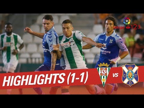 Resumen de Córdoba CF vs CD Tenerife (1-1)