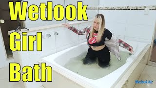 Wetlook Girl Shirt | Wetlook Bath | Wetlook Pants