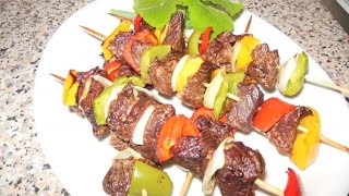 How To Maķe Mishkaki - Perfect Beef Skewers Recipe Recette De Brochettes De Boeuf Parfaites