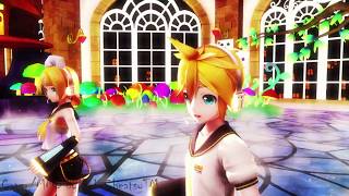 「鏡音リン・レン V4x (Kagamine Rin and Len V4x)」Trick and Treat 「VOCALOID カバー REMAKE」「60 FPS MMD PV」