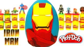 Demir Adam Sürpriz Yumurta Oyun Hamuru - Yenilmezler Oyuncakları Iron Man Avenge