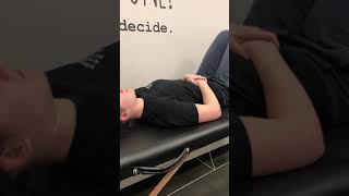 Expansion Breathing - Hold Belly And Expand Above.