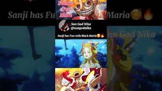 Sanji Has Fun With Black Maria