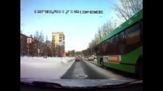 Видео Пермь, Закамск, ул. Маршала Рыбалко. 07.01.204 от Андрей Ка, Магистральная улица, Пермь, Россия