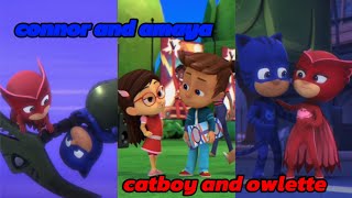 Catboy And Owlette, Connor And Amaya Moments In The Season 1