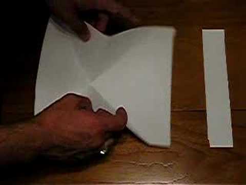 Swallow paper airplane folding instructions 