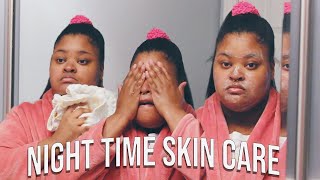 My Quick Night Time🧖🏾♀️🌜Skin Care Routine