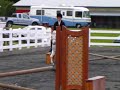 Hunter medal round cross poles first place