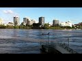 Boat sinks in Brisbane Flood 2011