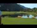 SilverRock 17th hole challenge.. 237yds over the water..