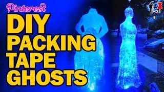 DIY Packing Tape Ghosts - Man Vs Pin DIY Packing Tape Ghosts - Man Vs Pin