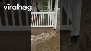 Man Reacts To His House Getting Flooded || Viralhog