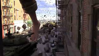 Giantess Destroys City