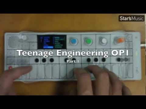 TEENAGE ENGINEERING OP-1 - Démonstration Live - 1/2