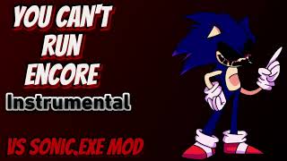 You Cant Run Encore Instrumental