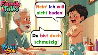 Learn German With Family Talks Father Son Daily Situations 6 Simple Conversations