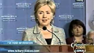 Hillary Clinton In 2007: If You Like Your Plan, You Can Keep Your Plan