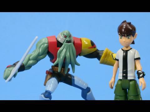Ben 10 Ultimate Alien UA Toys Vilgax and Classic Ben Tennyson Figures and Comic Review Unboxing